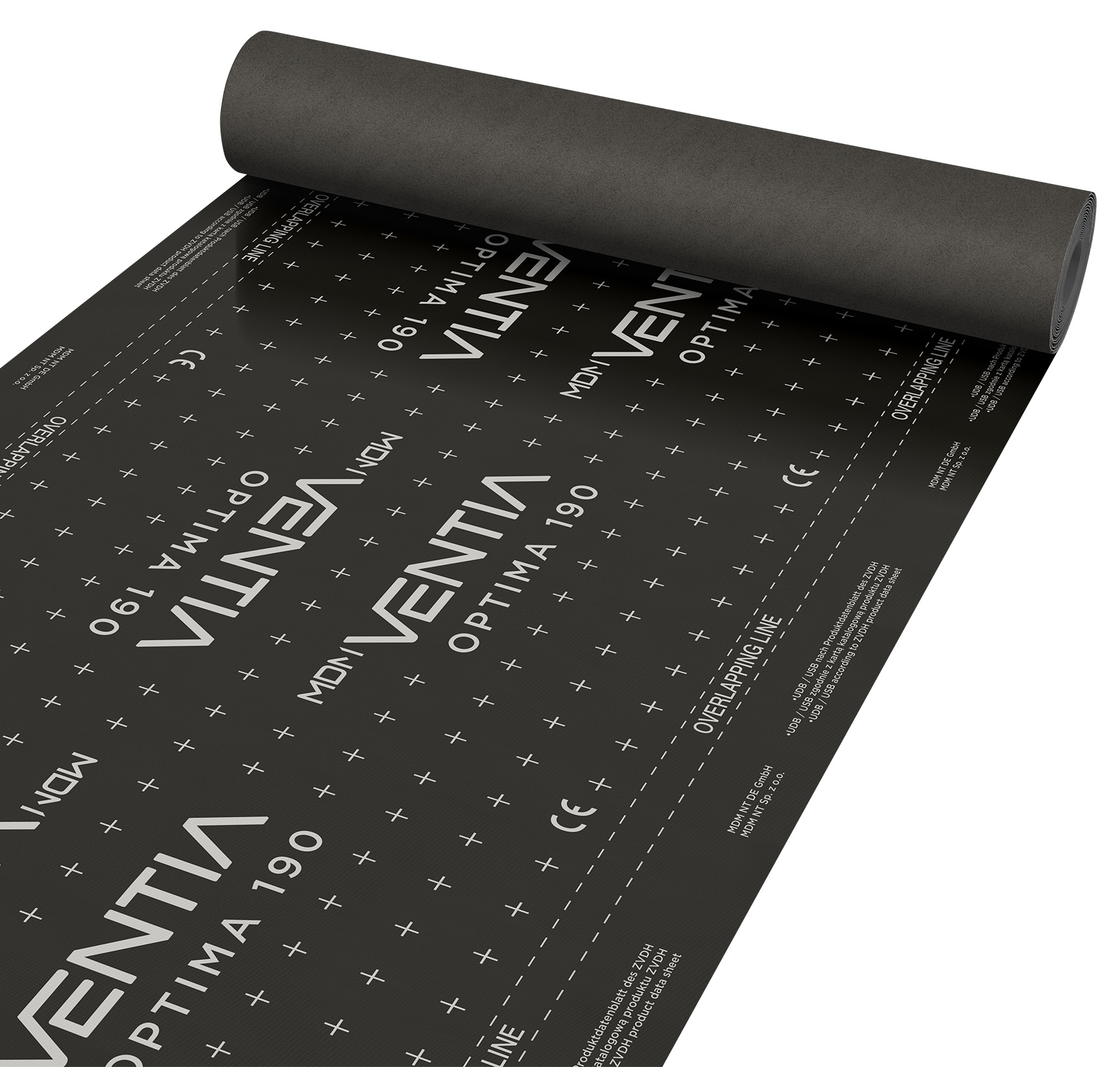 Střešní membrána Ventia Optima 190 – vysoce kvalitní TPU podstřešní fólie